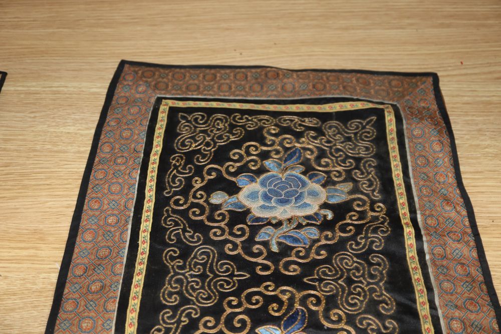 A 19th century Chinese embroideries (4)